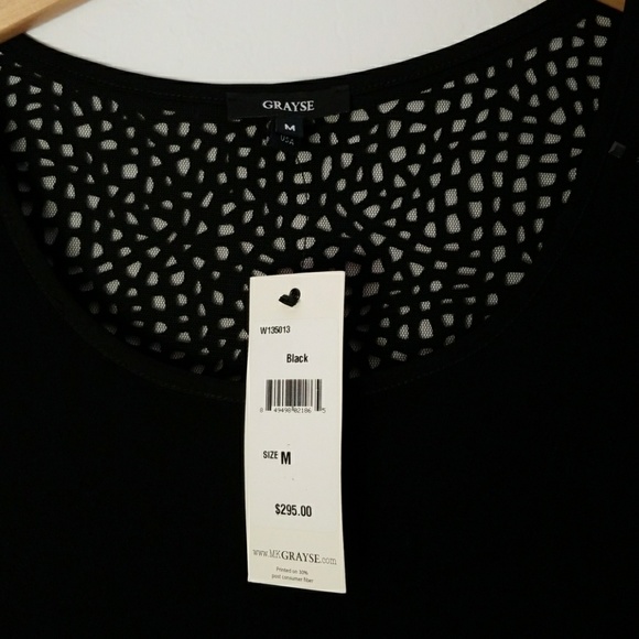 Grayse Black Laser Cut Detail Dress - Picture 7 of 8